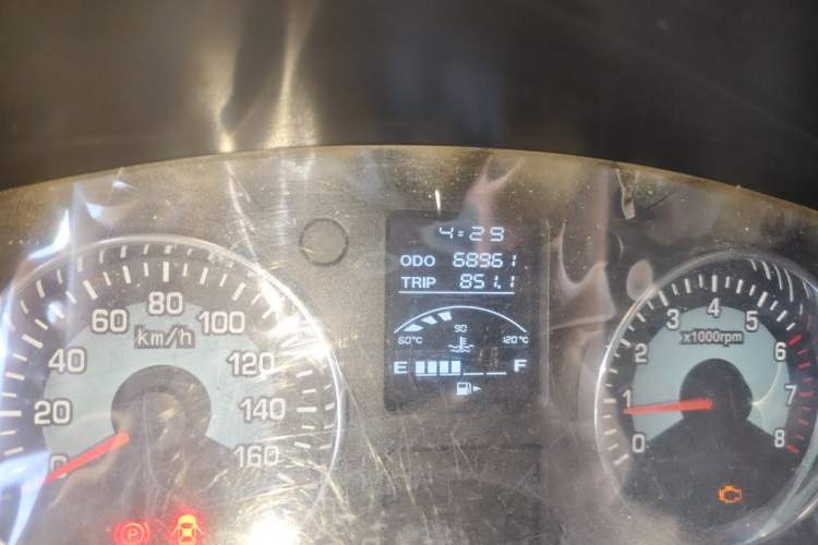 Used Jinbei New Hiace S 2021 1.5L Wealth Van Non-Air-Conditioned Version China VI Standard SWC15M Odometer Close Up