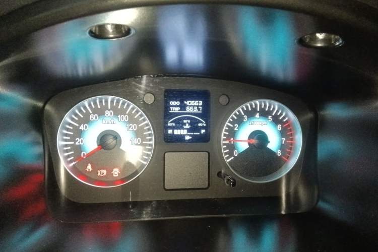 Used Jinbei New Hiace S 2021 1.5L Wealth Central Air-Conditioned Bus China VI Standard Model SWC15M Odometer Close Up
