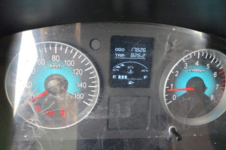 Used Jinbei New Hiace S 2023 1.5L Wealth Edition Passenger Van 5/6/7-Seater Central Air Conditioning Version SWC15M Odometer Close Up