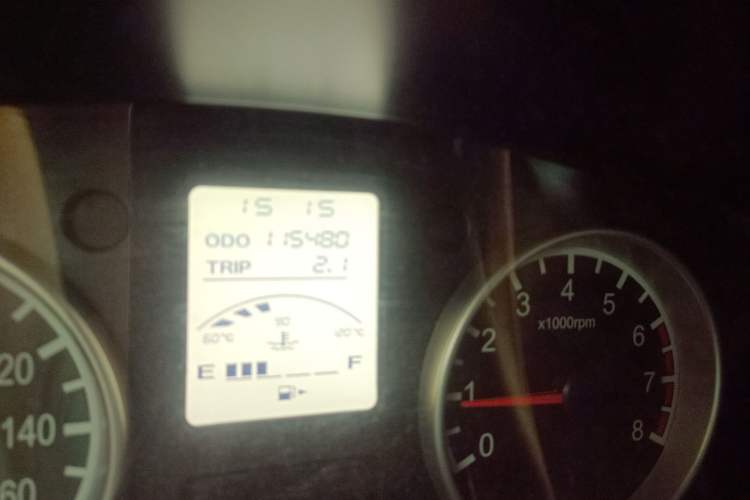 Used Jinbei New Hiace X30L 2021 1.5L Wealth Van Non-Air-Conditioned Version China VI Standard SWC15M Odometer Close Up