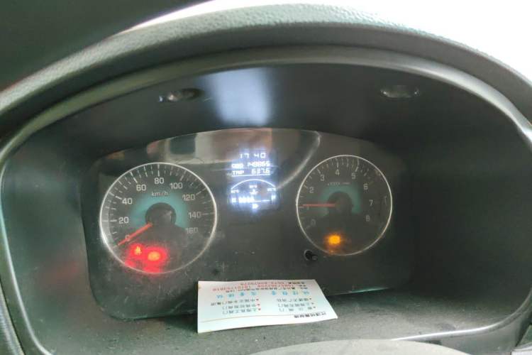 Used Jinbei New Hiace X30L 2016 1.3L Wealth Edition DLCG12 Odometer Close Up