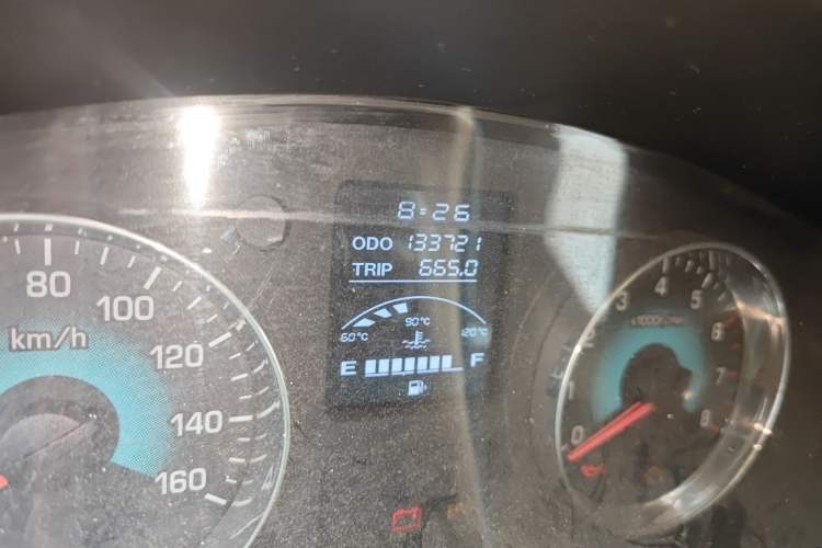 Used Jinbei New Hiace X30L 2016 1.3L Wealth Edition DLCG12 Odometer Close Up