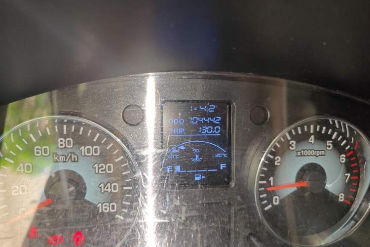 Used Jinbei New Hiace X30L 2016 1.3L Wealth Edition DLCG12 Odometer Close Up