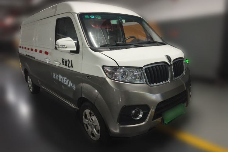 Used Jinbei New Hiace X30L 2018 1.5L Box Truck Wealth Edition Natural Gas DLCG14 Front Right 45 Deg