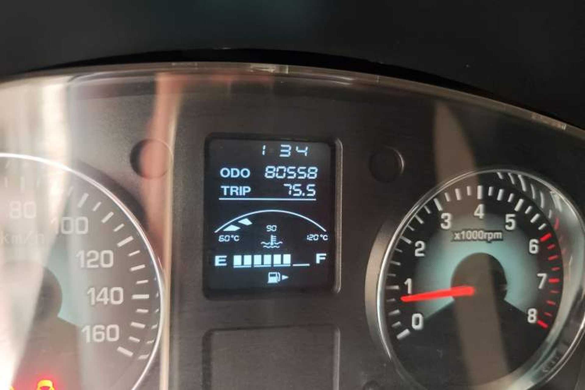 Used Jinbei New Hiace X30L 2018 1.3L Business Edition DLCG12 Odometer Close Up
