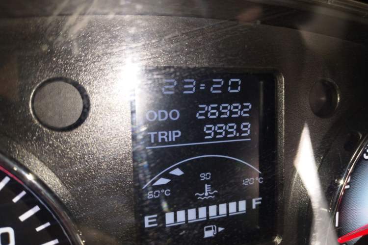 Used Jinbei New Hiace X30L 2018 1.5L Business Edition DLCG14 Odometer Close Up