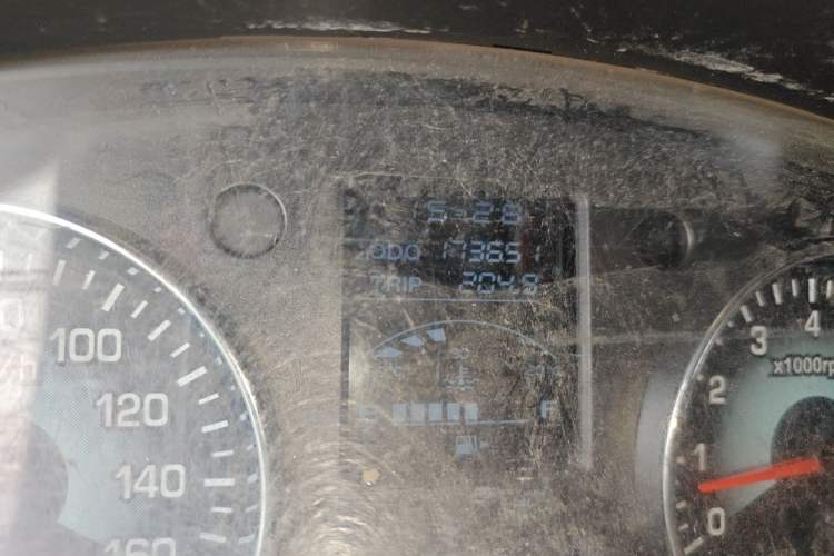 Used Jinbei New Hiace X30L 2018 1.5L Wealth Edition DLCG14 Odometer Close Up