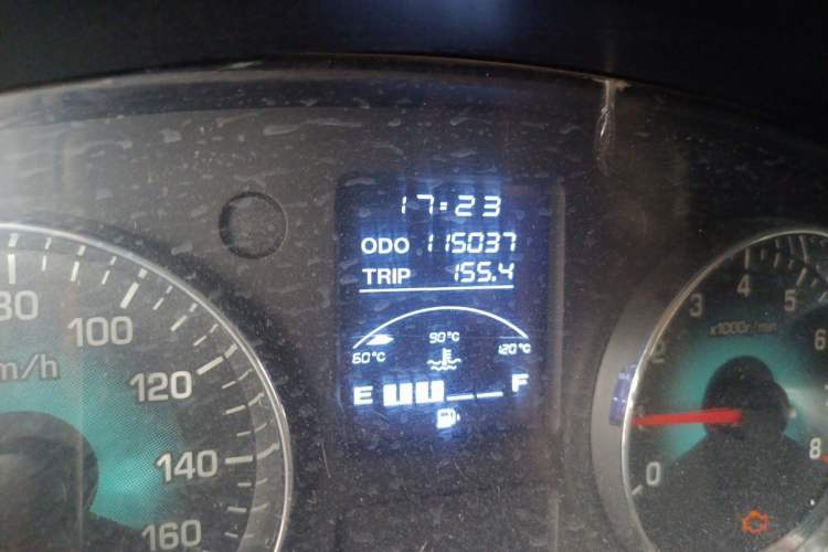 Used Jinbei New Hiace X30L  Odometer Close Up