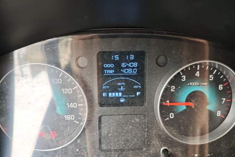 Used Jinbei New Hiace X30L 2018 1.5L Business Edition DLCG14 Odometer Close Up