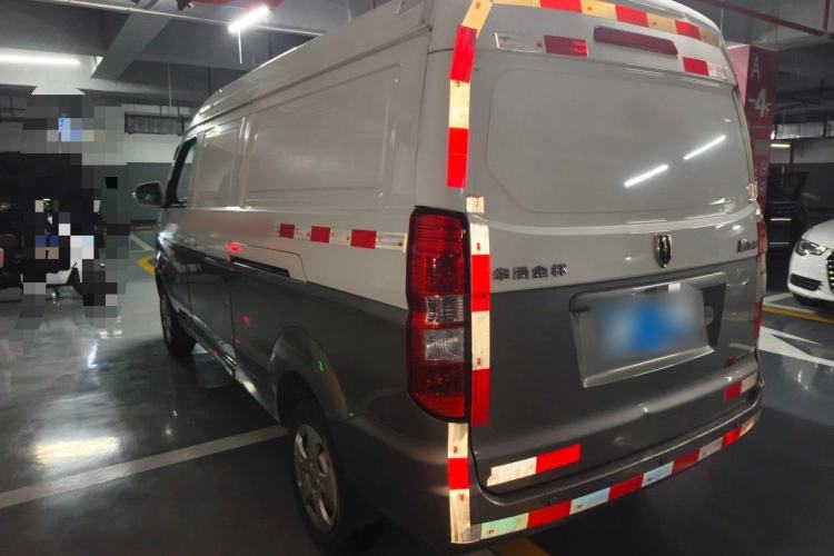 Used Jinbei New Hiace X30L 2018 1.5L Box Truck Wealth Edition Natural Gas DLCG14 Rear Left 45 Deg