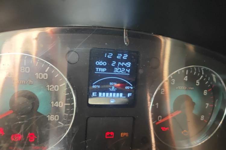 Used Jinbei New Hiace X30L 2018 1.5L Wealth Edition DLCG14 Odometer Close Up