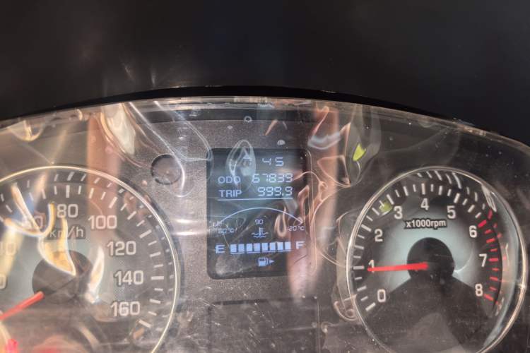 Used Jinbei New Hiace X30L 2018 1.5L Wealth Edition DLCG14 Odometer Close Up