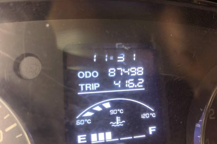 Used Jinbei New Hiace X30L 2018 1.5L Business Edition DLCG14 Odometer Close Up