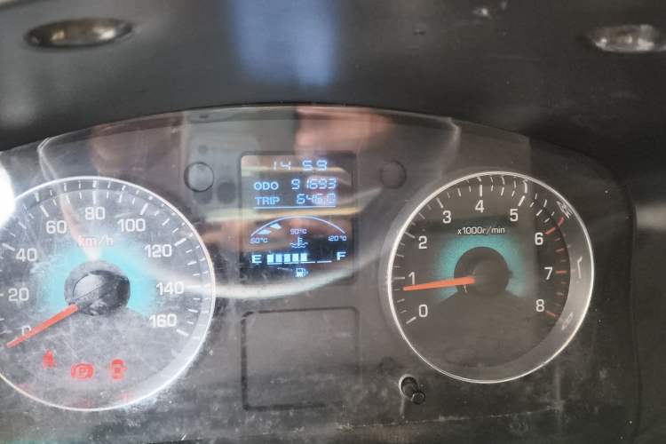 Used Jinbei New Hiace X30L 2018 1.5L Business Edition DLCG14 Odometer Close Up