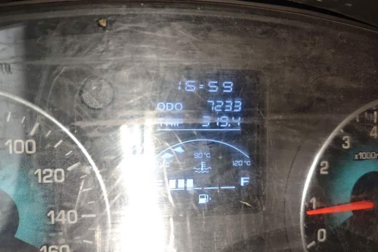 Used Jinbei New Hiace X30L 2018 1.5L Wealth Edition DLCG14 Odometer Close Up