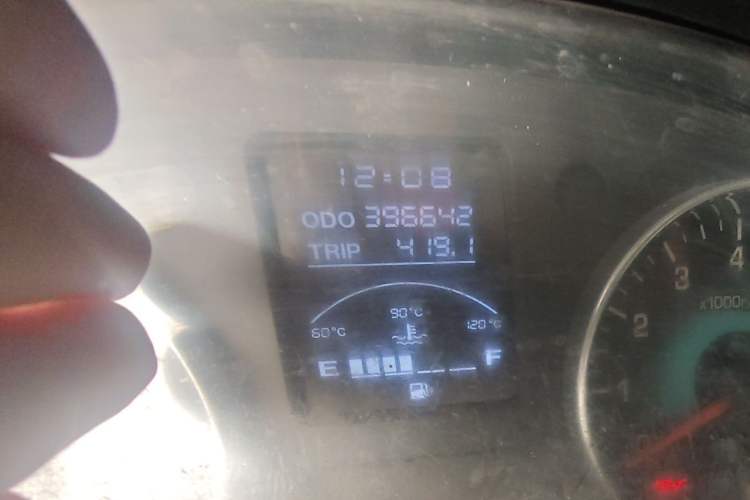 Used Jinbei New Hiace X30L 2018 1.5L Wealth Edition DLCG14 Odometer Close Up