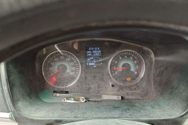 Used Jinbei New Hiace X30L 2018 1.5L Wealth Edition DLCG14 Odometer Close Up