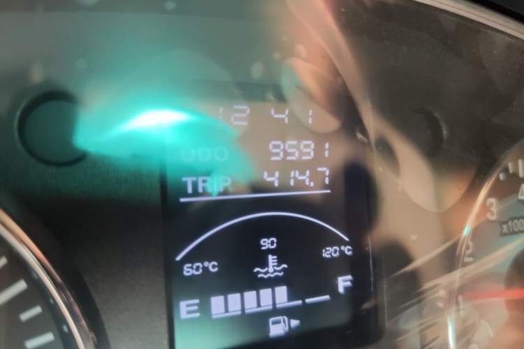 Used Jinbei New Hiace X30L 2019 1.5L Wealth Edition China VI SWC15M Odometer Close Up