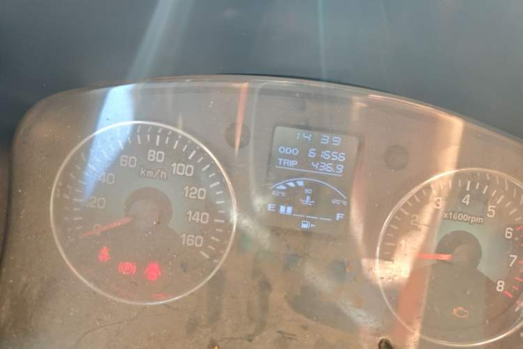 Used Jinbei New Hiace X30L 2019 1.5L Cargo Van Wealth Edition China VI SWC15M Odometer Close Up