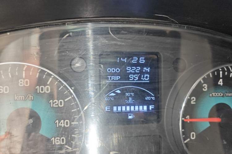 Used Jinbei New Hiace X30L 2019 1.5L Business Edition China VI SWC15M Odometer Close Up