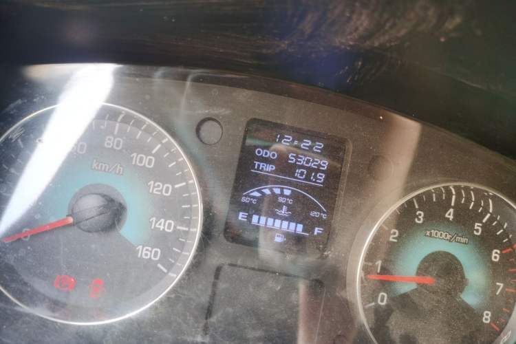 Used Jinbei New Hiace X30L 2019 1.5L Cargo Van Wealth Edition China VI SWC15M Odometer Close Up