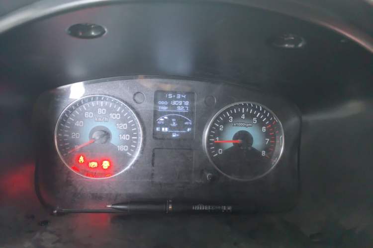 Used Jinbei New Hiace X30L  Odometer Close Up