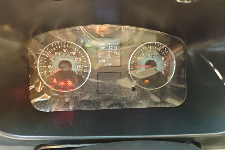 Used Jinbei New Hiace X30L 2019 1.5L Wealth Edition China VI SWC15M Odometer Close Up