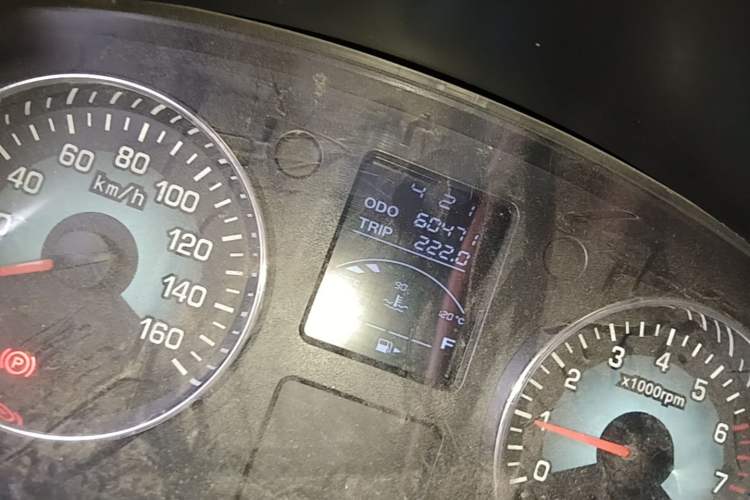 Used Jinbei New Hiace X30L 2019 1.5L Cargo Van Wealth Edition China VI SWC15M Odometer Close Up