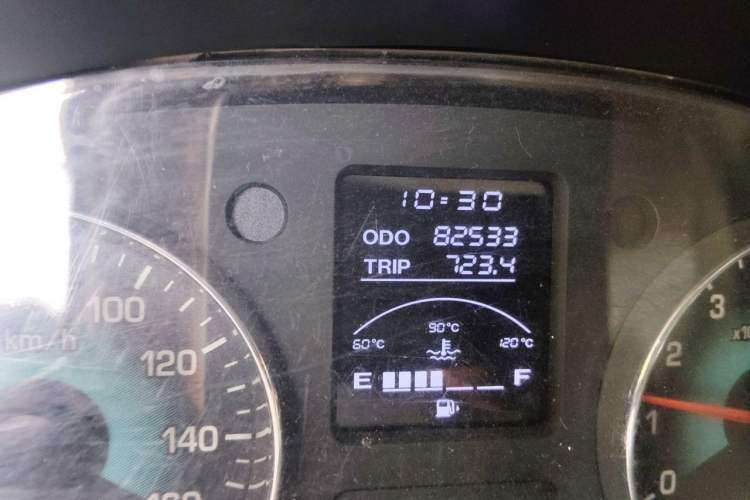 Used Jinbei New Hiace X30L  Odometer Close Up