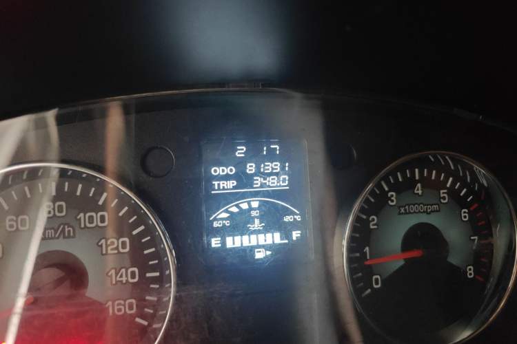Used Jinbei New Hiace X30L 2019 1.5L Cargo Van Wealth Edition China VI SWC15M Odometer Close Up