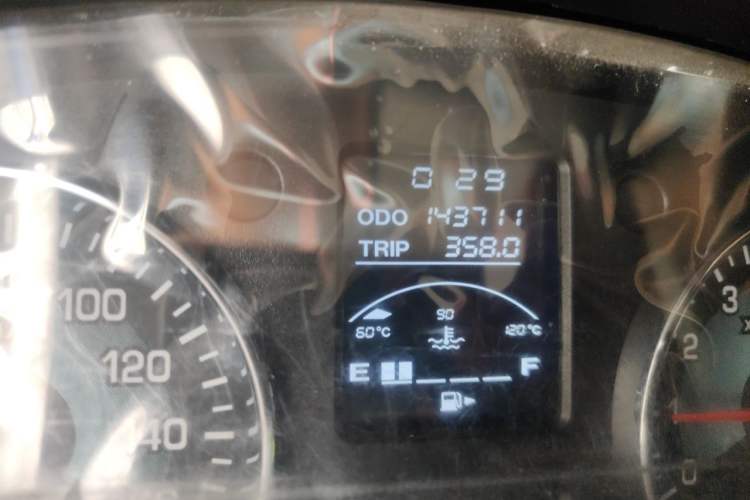 Used Jinbei New Hiace X30L 2019 1.5L Business Edition China VI SWC15M Odometer Close Up