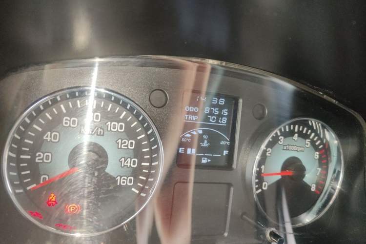 Used Jinbei New Hiace X30L 2019 1.5L Wealth Edition China VI SWC15M Odometer Close Up