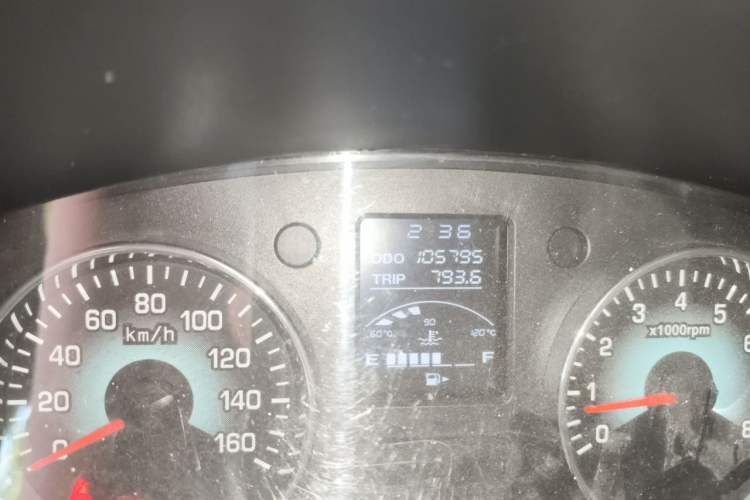 Used Jinbei New Hiace X30L 2019 1.5L Wealth Edition China VI SWC15M Odometer Close Up