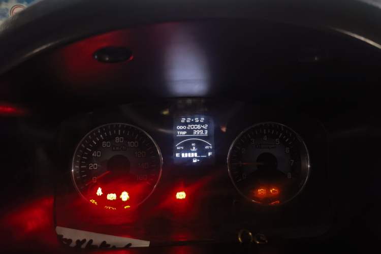 Used Jinbei New Hiace X30L 2019 1.5L Cargo Van Wealth Edition China VI SWC15M Odometer Close Up
