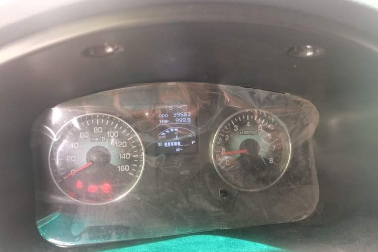 Used Jinbei New Hiace X30L 2019 1.5L Cargo Van Wealth Edition China VI SWC15M Odometer Close Up