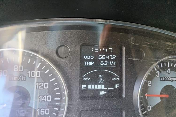 Used Jinbei New Hiace X30L 2019 1.5L Cargo Van Wealth Edition China VI SWC15M Odometer Close Up