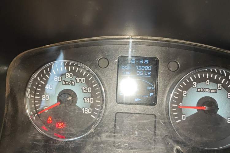 Used Jinbei New Hiace X30L 2019 1.5L Wealth Edition China VI SWC15M Odometer Close Up