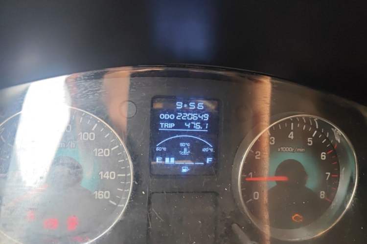 Used Jinbei New Hiace X30L 2019 1.5L Cargo Van Wealth Edition China VI SWC15M Odometer Close Up