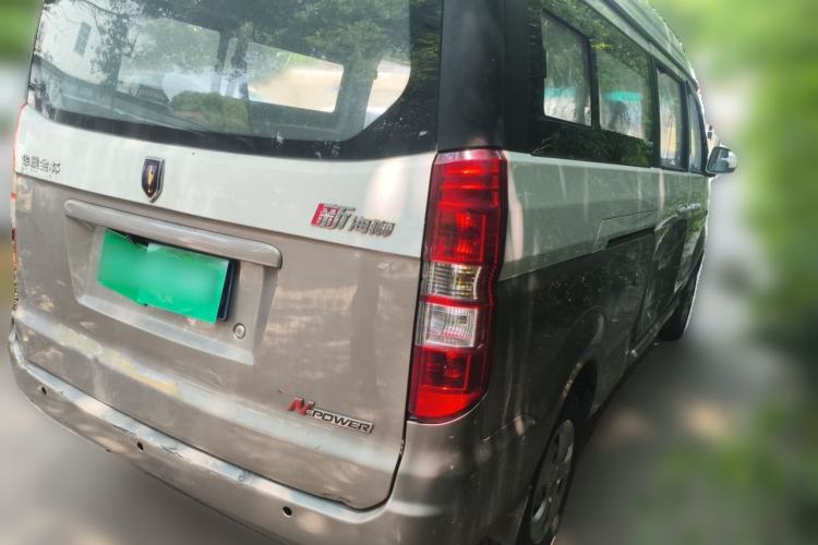 Used Jinbei New Hiace X30L 2019 1.5L Wealth Edition China VI SWC15M Rear Right 45 Deg