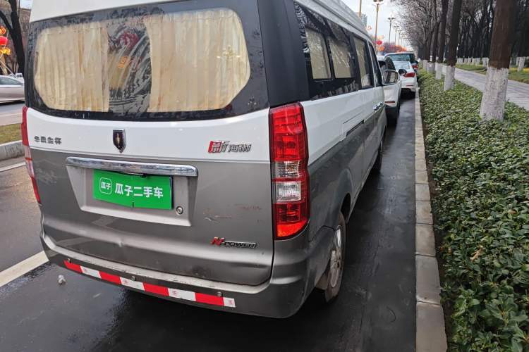 Used Jinbei New Hiace X30L 2019 1.5L Wealth Edition China VI SWC15M Rear Right 45 Deg