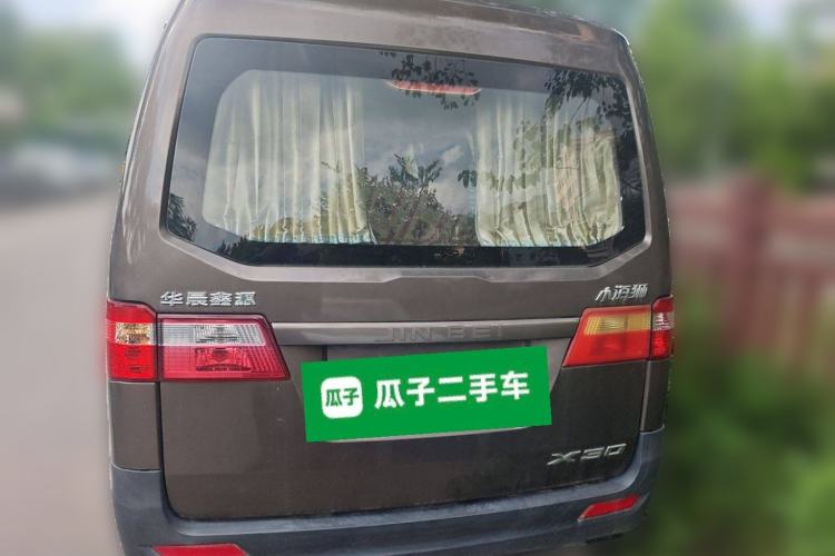 Used Jinbei New Hiace X30L 2021 1.5L Wealth Edition Bus Non-Air-Conditioned China VI Standard SWC15M Rear