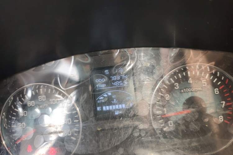 Used Jinbei New Hiace X30L  Odometer Close Up