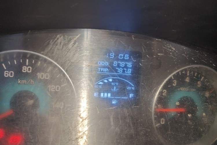 Used Jinbei New Hiace X30L 2021 1.5L Wealth Central Air Conditioning Edition Van China VI Standard SWC15M Odometer Close Up