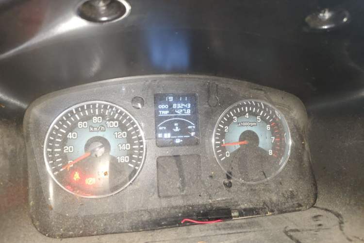 Used Jinbei New Hiace X30L 2021 1.5L Wealth Central Air Conditioning Edition Van China VI Standard SWC15M Odometer Close Up