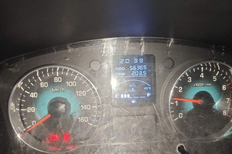 Used Jinbei New Hiace X30L 2021 1.5L Wealth Central Air Conditioning Edition Van China VI Standard SWC15M Odometer Close Up