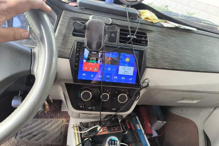 Used Jinbei New Hiace X30L 2021 1.5L Wealth Edition Bus Non-Air-Conditioned China VI Standard SWC15M Audio And AC Panel