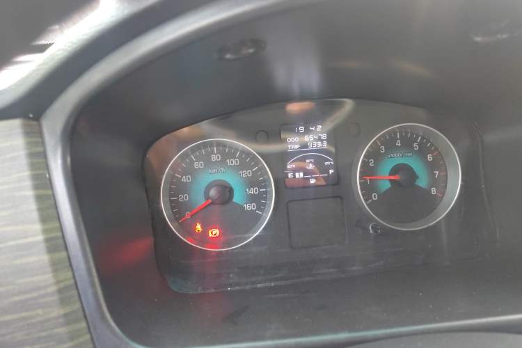 Used Jinbei New Hiace X30L 2021 1.5L Wealth Edition Bus Non-Air-Conditioned China VI Standard SWC15M Odometer Close Up