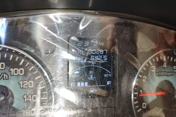 Used Jinbei New Hiace X30L 2021 1.5L Wealth Central Air Conditioning Edition Van China VI Standard SWC15M Odometer Close Up