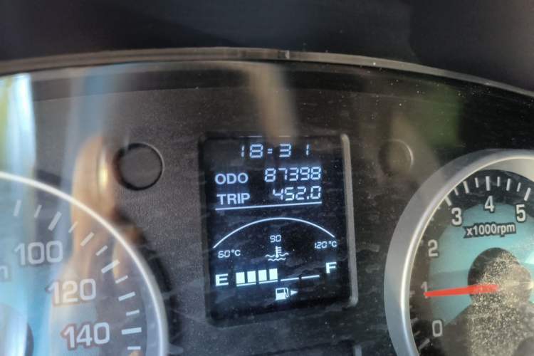 Used Jinbei New Hiace X30L 2021 1.5L Wealth Central Air Conditioning Edition Van China VI Standard SWC15M Odometer Close Up