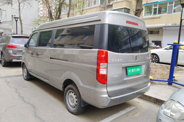 Used Jinbei New Hiace X30L 2021 1.5L Wealth Edition Bus Non-Air-Conditioned China VI Standard SWC15M Rear Left 45 Deg